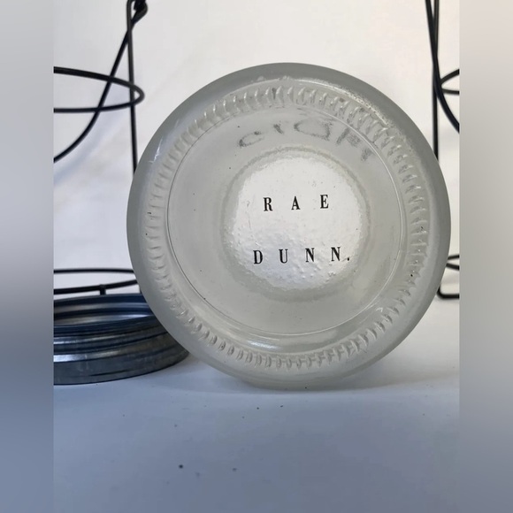 Rae Dunn GLOW jar with stand​​ - Picture 3 of 3